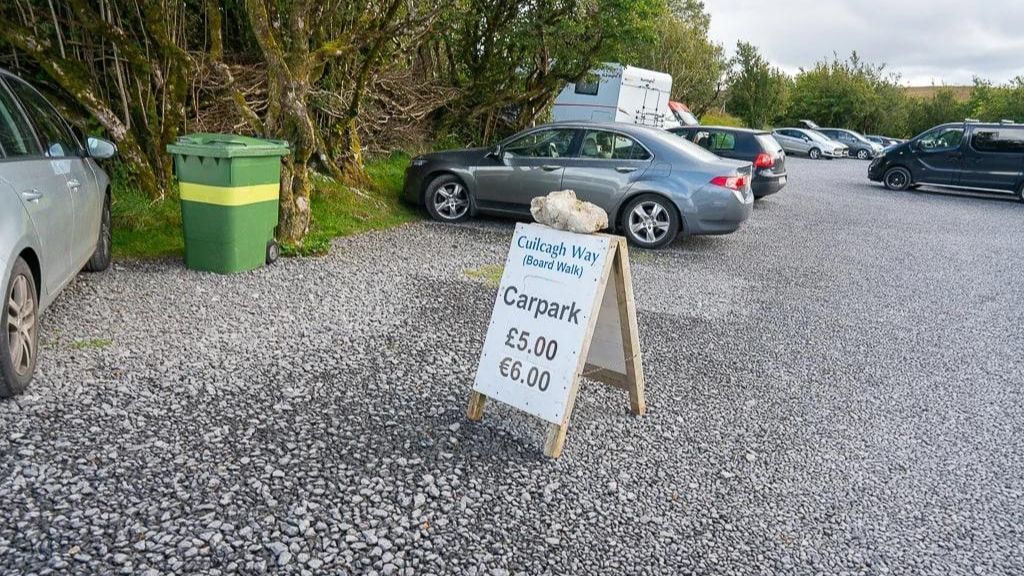 Car park at Cuilcagh - Clogher Valley to Cuilcagh