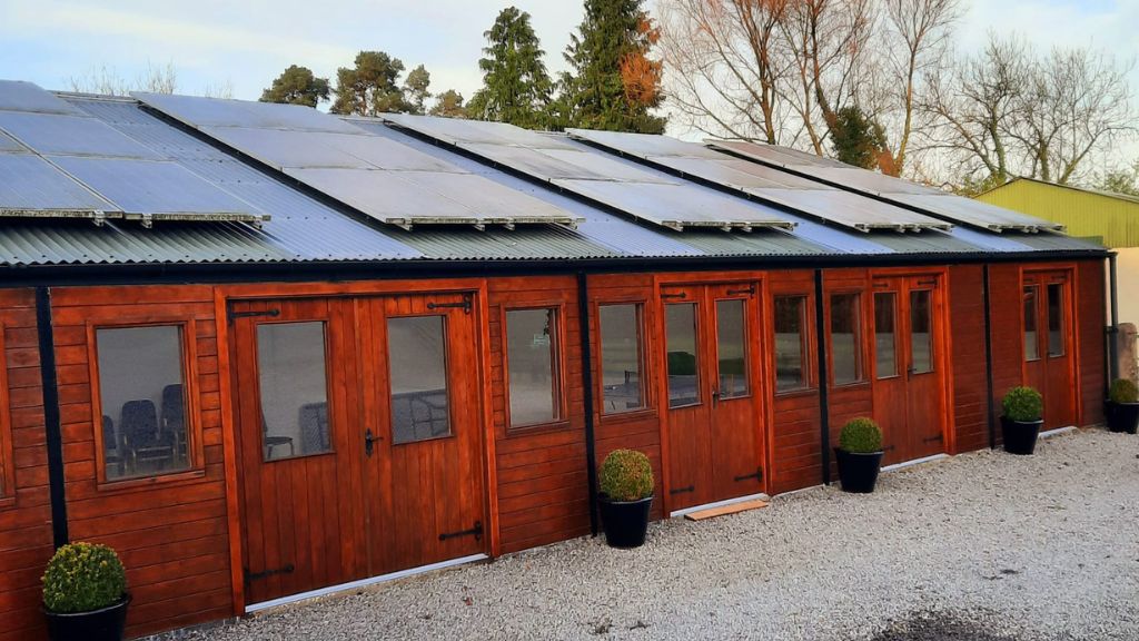 solar panels aiding sustainability at blessingbourne